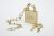 Padlock Set, Solid Case, 1.75 Wide Bras. NSN 5340015881646