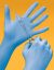 Nitrile gloves are powderfree, latexfree and contains no natural rubber proteins. Blue Large NA