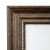 Hardwood finished frames with gold beaded molding measuring 3/4 wide. Walnut 10 x 12
