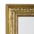 Hardwood finished frames with gold beaded molding measuring 3/4 wide. Gold 16 x 20