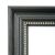 Hardwood finished frames with gold beaded molding measuring 3/4 wide. Black 81/2 x 11