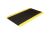 AntiFatigue Mats  HeavyDuty Industrial HardTop  3 x 12 x 0.563  Black/2 Yellow Boarder Stripes 3 x 12 x 0.563 Black HeavyDuty
