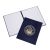 Binder, Awards Certificate, Gold Navy Seal, Blue, 11.5x14.5