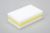 The PRO Stain Eraser is the easiest way to clean offices, barracks, vehicles and much more. The threelayer construction and durability strip prolong the life of each eraser, allowing you to use it time and time again.  White/Yellow 21/2 x 11/4 x 4