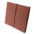 7530002683993, SKILCRAFT Expanding Filing Wallet, 3.5 Expansion, 1 Section, Elastic Cord Closure, Letter Size, Red