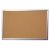 7195014840007, SKILCRAFT Cork Board, 24 x 18, Tan Surface, Anodized Aluminum Frame
