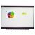7110016305167, SKILCRAFT Magnetic Porcelain Dry Erase Board, 48 x 36, White Surface, Natural Mahogany Frame