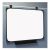 7520014545704, SKILCRAFT Dry Erase Marker Board Cubie, 29 x 38.5, White Surface, Black Frame