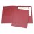7510015122415, SKILCRAFT Double Pocket Portfolio, 0.38 Capacity, 11 x 8.5, Red, 25/Box