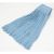 7920016601489, SKILCRAFT Microfiber Tube Mop Heads, Blue, 5.5 Headband