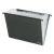 7530016819291 SKILCRAFT Polypropylene Hanging File Folders, 13 Sections, 12 Capacity, Letter Size, 1/12Cut Tab, Black/Clear