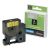 7510016576745, SKILCRAFT Dymo Label Cassette, 0.75 x 23 ft, Black/Yellow