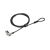 5340016952546, SKILCRAFT Kensington Laptop/Tablet Combination Computer Lock, 6 ft Carbon Steel Cable, Black